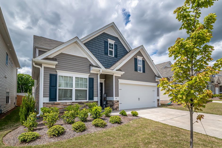 Beautiful modern house exterior with quality siding